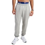 Champion Men's Reverse Weave Pants with Pockets, Grey, Large