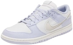 NIKE Homme Dunk Low Sneaker, Ghost Summit White Platinum Tint, 35.5 EU