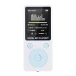 Lecteur Mp4 MP3 Écran 1.8 Pouce Baladeur Enregistreur Fm Radio Micro SD Blanc YONIS - Neuf
