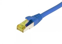 Patchkabel Rj45 Cat6a 500Mhz 10M Blå Sstpsftp Tpelszhultraflex Awg26 Med Cat7 Råkabel Synergy 21