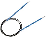 KNIT PRO KP47159 Zing: Fixed Circular Knitting Pins: 100cm x 4.00mm, 4mm, Blue