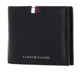 Tommy Hilfiger Homme Portefeuille Cc Wallet Petit, Multicolore (Black), Taille Unique