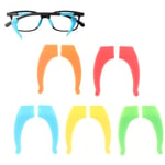 4pairs Anti Slip Ear Hook Eyeglass Accessories Silicone Grip Tem Blue