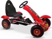Joko Sports Pedal Go-Kart F618 Uppblåsbara Hjul! Lastkapacitet Upp Till 50 Kg! + Gratis! Gokart 618 Gokart F618