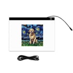 LED-ljusplatta/-ritplatta A3 ljusbord med USB