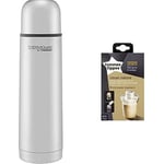 Thermos Thermocafe Stainless Steel Flask, 0.5 L & Tommee Tippee Milk Powder Dispensers, 6 Pack