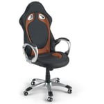 Franchi Bürosessel - Chaise de bureau sport fauteuil gamer ergonomique en similicuir Race