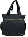 New Vintage LACOSTE L75  Military Style Shoulder TOTE BAG New Casual 10 Black