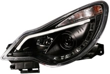 Strålkastarpaket inkl. DRL 'Light-Bar' Opel Corsa D 2011-2014 - Svart - Opel - Corsa
