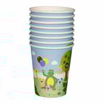Pappersmugg Bolibompa 250ml 8-pack Grön