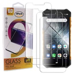 Guran 4 Pack Tempered Glass Screen Protector For Ulefone Armor X3 Smartphone Scratch Resistance Protection 9H Hardness HD Transparent Shatter Proof Film