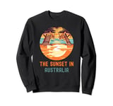 The Sunset in Australia, Upside Down, of course Sweatshirt
