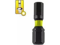 Dedra Hex Skruvmejsel Bits H6x25mm, 2St Blisterförpackade