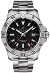 Breitling A32320101B1A1 Avenger Automatic GMT 44 Sort/Stål Ø44 mm