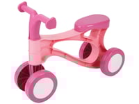 Lena My First Scooter Rose, Barn, Fyrhjulig Sparkcykel, Honkoppling, 4 Hjul, 1,5 År, Rosa, Rosa, Vit