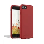 JUST GREEN Coque iPhone SE 2022/SE/8/7/6S/6 Natura Rouge - Eco-conçue