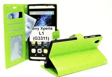 Crazy Horse Wallet Sony Xperia L1 (G3311) (Grön)