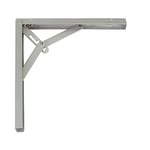 Amig 9967 – Model 8 Dove, Steel Support, Finish: Metallic Grey, Dimensions: 400 mm, Maximum Recommended Weight: 60 kg
