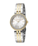 Roberto Cavalli RC5L031M0085 Womens Quartz Silver Stainless Steel 5 ATM 30 mm Watch - Silver & Gold - One Size
