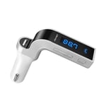 FM-sändare med Bluetooth Anslutning 4-in-1, Silver