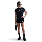 Nike One Swoosh Shorts M Dam Svart Korta Löparbyxor för Träning och Löpning