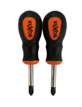 Boxer® kort skruvmejselsats med PH2/PZ2