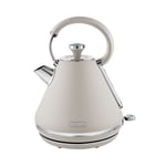 Tower T10044MSH Cavaletto Pyramid Kettle with Fast Boil, 1.7L, 3000 W, Latte