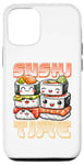 Coque pour iPhone 15 Pro Jolie pile de sushis Kawaii – Délicat Délicat Artwear
