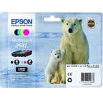 Original Epson 26XL High Capacity Ink Cartridge MultiPack (C13T26364010)