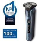 Philips Wet & Dry Electric Shaver Series 8000 with Pop-up Trimmer, Travel Case, Charging Stand  S8692/35