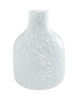 Very Home White Confetti Glass Vase