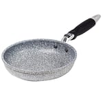 Nonstick Frying Pan Skillet 8 inch, Frying Pan Pot Stone Pans Pancake Cookware Granite Coating, Induction Pans Saucepans Omelette Skillet, Aluminum Alloy
