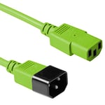 ACT Advanced Cable Technology Rallonge électrique C13 vers C14 Vert 0,6 m