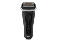 Braun Series 9 9352Cc Sport, Folierakapparat, Svart, Grå, Active Quattro Head, Knappar, Batteri, Litium-Ion (Li-Ion)