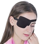 INF 3D-silmämaski oikealle silmälle tarranauhalla Musta
