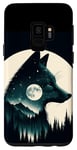 Coque pour Galaxy S9 Spirit Animal Fox Hommes Femmes Enfants Noël