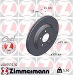 Bromsskiva FORMULA S COAT Z 400557030 Zimmermann