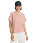 G-STAR RAW Women's Boxy R T Wmn T-Shirt, Antique White/Finch Stripe D24870-c339-g640, Large