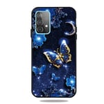 Samsung Galaxy A72 - Gummi cover - Printet Design - Sommerfugle