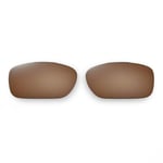 Walleva Brown Polarized Replacement Lenses For Oakley TwoFace Sunglasses