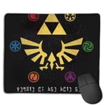 Become A Hero of Time Legend of Zelda Customized Designs Non-Slip Rubber Base Gaming Mouse Pads for Mac,22cm×18cm， Pc, Computers. Ideal for Working Or Game