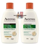 Aveeno Haircare Volumising+ Fresh Greens Blend Shampoo & Conditioner 300ml