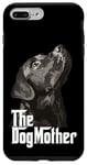 Coque pour iPhone 7 Plus/8 Plus The Dog Mother Lab Mom Labrador retriever Dog Mama Noir