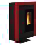 1 X POÊLE A GRANULeS SOUVENIR STEEL EVO Couleur Bordeaux