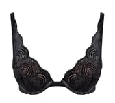 Wonderbra Glamour Triangle Bra E65 Svart