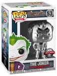 Figurine Funko Pop - Batman Arkham Asylum N°53 - Le Joker Chrome (42334)