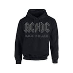 AC/DC - BACK IN BLACK BLACK Hooded Sweatshirt XX-Large