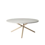 Edda Coffee Table / Concrete Light / Oak Light / Alu Light