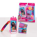 Barbie Unicorn Play Phone Set with Lights and Sounds, Unicorn Phone Case and Wristlet, Toy Cell Phone for Kids, Kids Toys for Ages 3 Up