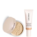 Laura Mercier Mini Translucent Loose Setting Powder Ultra Blur and Tinted Moisturiser Natural Dewy SPF 30 Duo (Various Shades) - 2N Maple